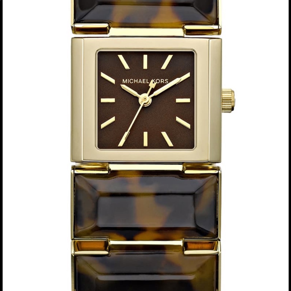 Michael Kors Tortoise Watch - Womens